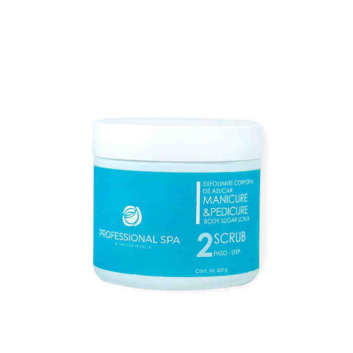 PASO 2: Exfoliante Corporal Body Sugar Scrub Manicure & Pedicure