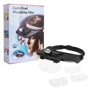 Ligth Headh Magnifying Glass / Visor Portátil